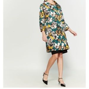 Samantha Sung Floral Valentine Cabaret Coat Dress